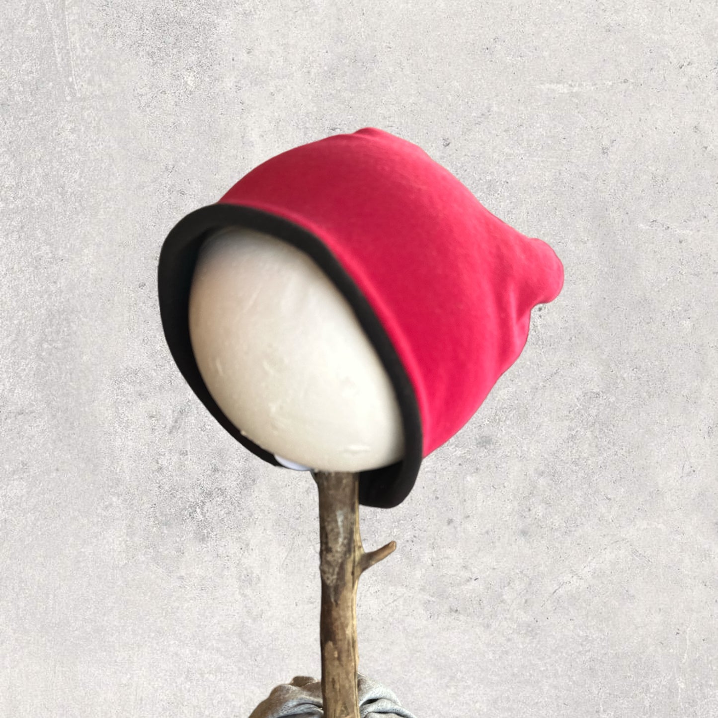 Beanie, wendbar Bündchenware