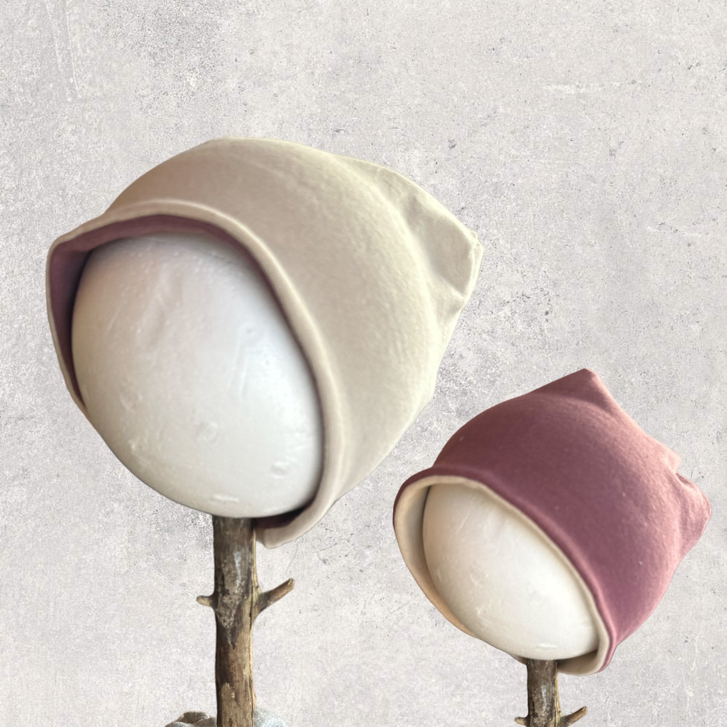Beanie, wendbar Bündchenware
