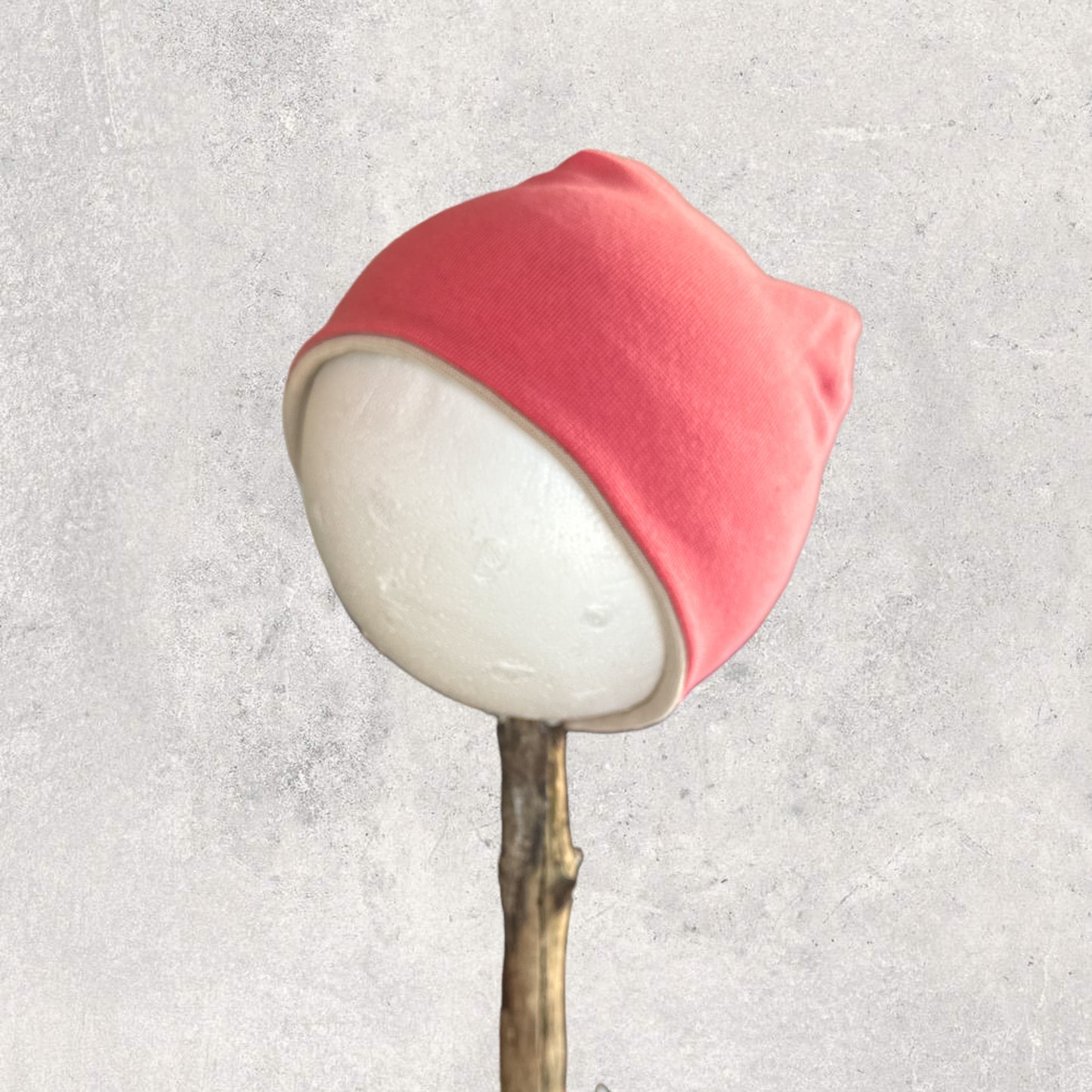 Beanie, wendbar Bündchenware