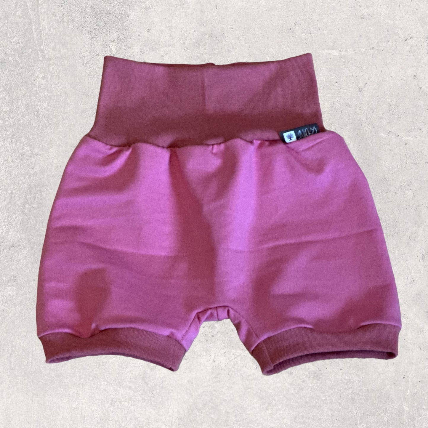 French Terry Hose kurz rosa