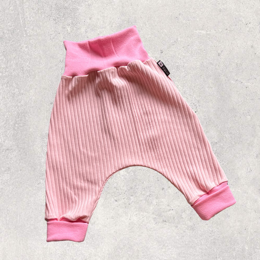 Breitribb Jersey Hose „rosa“